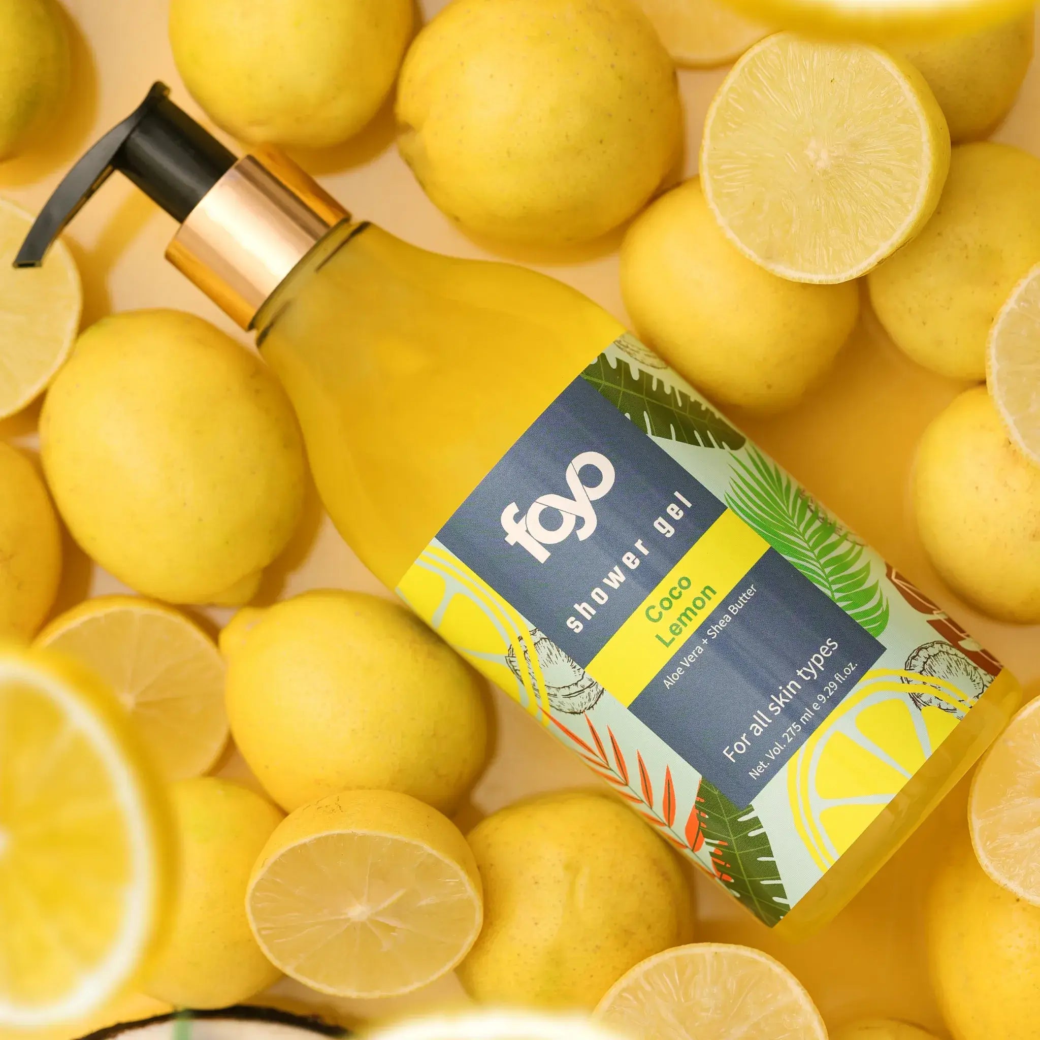 Coco Lemon Shower Gel | Refreshing & Hydrating Body Cleanser – FoYo Beauty
