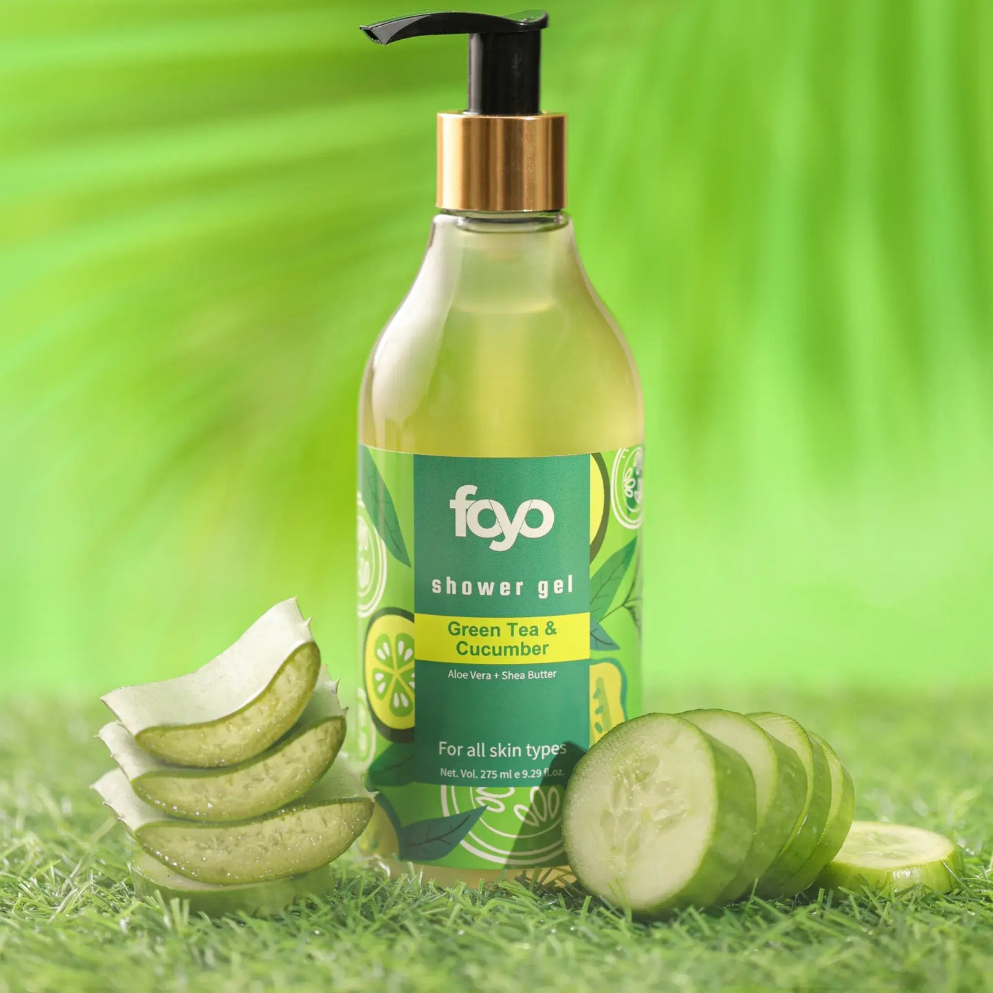 GREEN TEA & CUCUMBER SHOWER GEL
